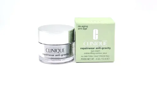 Clinique Repair Anti-Gravity Eye Cream 15ml für Frauen - Augenpflege für strahlende Augen, die Zeichen der Hautalterung sichtbar reduziert und für ein jugendliches Aussehen sorgt.