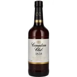 Canadian Club Blended Canadian Whisky 40% Vol. 0,7l - Whisky aus Kanada mit sanfter Textur und vielschichtigem Geschmacksprofil. Ideal für Cocktails oder puren Genuss. Reift mindestens 6 Jahre in Eichenfässern.
