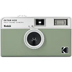 Kodak Half Frame Film Camera EKTAR H35 Sage - Analoge Kamera für kreative Fotografen, reduziert Filmverbrauch und Kosten mit einzigartigem Halbbildformat.