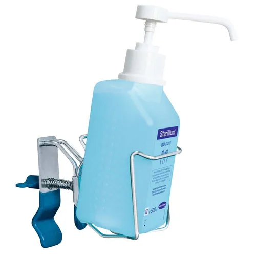 BODE Eurospender 3 flex für 500 ml Flasche - Praktischer Eurospender für 500 ml Flaschen, ideal für hygienische Anwendungen in Arztpraxen und Kliniken.