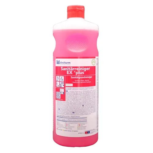Dreiturm Sanitärreiniger EX Plus 1 L Hochaktiver Sanitärreiniger auf Phosphorsäurebasis 4270