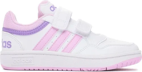 adidas Hoops Lifestyle Basketball Hook-and-Loop Shoes - Sneaker mit regulärer Passform, aus Synthetikleder, ideal für Komfort und Style im Alltag.