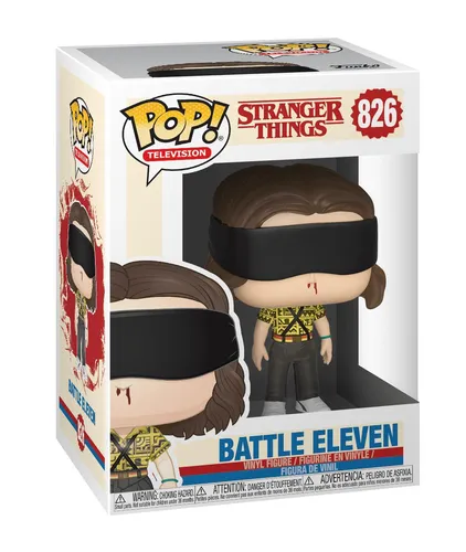 Funko Pop! Stranger Things - Battle Eleven #826 - Action-Figur aus der beliebten Serie Stranger Things, ideal für Sammler und Fans. Mit detailgetreuer Gestaltung und einzigartigem Design.