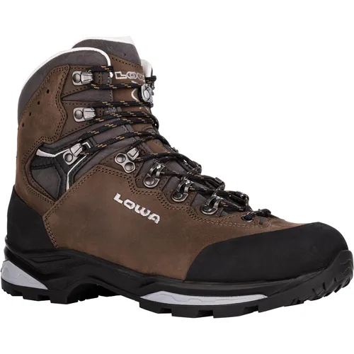 Lowa CAMINO EVO LL Alpine Bergschuhe Herren - Wanderschuhe aus weichem Nubukleder mit FLEXFIT-System für ergonomisches Abrollen und optimalen Komfort auf alpinen Touren.