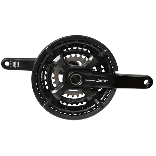 Shimano Deore XT FC-T8000 Trekking Kurbel 170mm - Kurbeln & Kurbelgarnituren, 3x10-fach mit 48/36/26 Zähnen, ideal für Trekking und Mountain Bikes, leicht und langlebig aus Aluminium gefertigt.