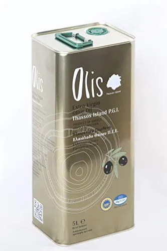 PT5000 ml OLIS Extra Virgin Olive Oil from Thassos 5 L TIN