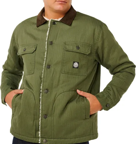 RIP CURL PREMIUM SURF SHERPA Jacke 2026 dark olive - L
