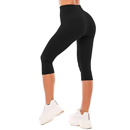 SINOPHANT Leggings Damen 3/4 High Waist Elastische Blickdicht Große Größen Leggins
