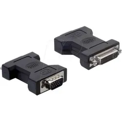 DELOCK 65017 - DVI Adapter, DVI 24+5 Buchse auf VGA Stecker