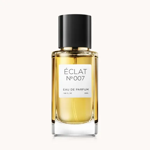 ÉCLAT 007 Damen Parfum 55ml: Amber, Gewürze, Rose - Damenparfum in Reisegröße, verführerische Kombination aus Amber, Gewürzen und Rose für einen unvergesslichen Duft.