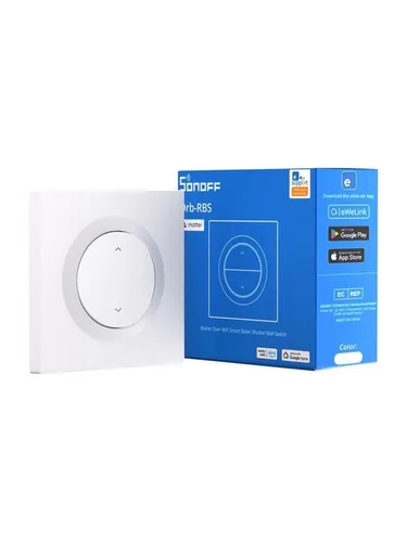 Sonoff MINI-RBS-E WIFI Smart Wand Schalter - Smart-Wandschalter mit App-Steuerung für Rolläden, kompatibel mit Amazon Alexa und Google Home, ideal für moderne Smart Homes.