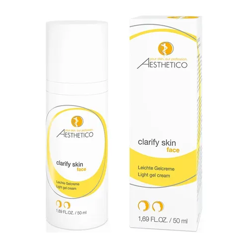 AESTHETICO clarify skin 50 ml - Effektive Tagespflege für unreine Haut - Tagespflege für unreine Haut, mit klärenden Inhaltsstoffen für ein reines und frisches Hautbild.