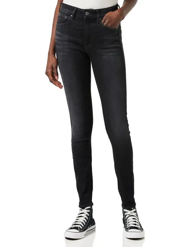 G-Star 3301 Skinny Jeans Elto Black Superstretch - Damen Jeans, superstretch Material für optimalen Tragekomfort, ideal für einen modischen Look und perfekte Passform.