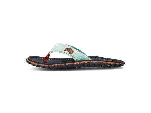 Gumbies Zehensandalen Original Flip Flops Tricolor Black schwarz/hellblau 46 EU - Bequeme Zehensandalen in Größe 46, ideal für den Sommer. Die Tricolor-Optik sorgt für einen modischen Look, perfekt für Strand und Freizeit.