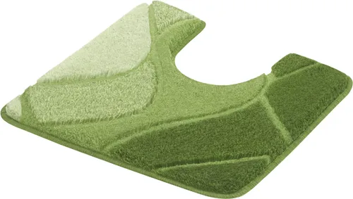 Kleine Wolke WC-Vorleger FIONA Distel 55 x 50 cm - Moderner WC-Vorleger FIONA Distel mit elegantem Wellenmuster in Grüntönen. Der dichte Flor aus 100% Polyacryl sorgt für ein angenehmes Laufgefühl, während die rutschhemmende Unterseite Sicherheit bietet.