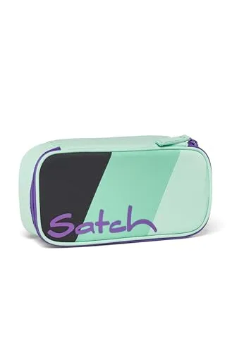 satch SAT-BSC-001-PGM Pencil Case, Cool Down-Grau - Federmäppchen aus 100% recycelten Materialien, mit viel Platz und cleveren Fächern für optimale Organisation von Stiften und Schulmaterialien.