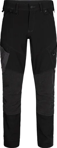 F. Engel X-treme Handwerkerhose mit 4-Wege-Stretch, Schwarz, Gr. 22 - Funktionelle Handwerkerhose aus strapazierfähigem 4-Wege-Stretch für optimale Bewegungsfreiheit und Komfort. Ergonomisch geformte Knieverstärkung und zahlreiche praktische Taschen machen sie ideal für Profis.