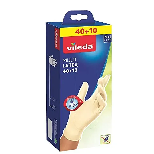 Vileda Multi Latex 40+10, Größe M/L, 50er Pack
