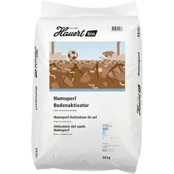 Hauert Bio Humoperl Bodenaktivator 20 kg - Effektiver Bodenverbesserer mit organischen Inhaltsstoffen für gesunde Pflanzen. Ideal zur Unterstützung der Pflege von Garten und Rasen.