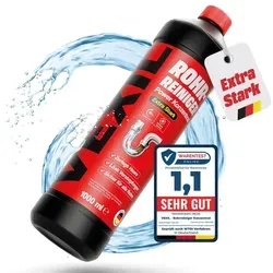 VEXIL Rohrreiniger - Profi Abflussreiniger 1L für hartnäckige Verstopfungen - Leistungsstarker Abflussreiniger zur effektiven Lösung von Verstopfungen durch Haare, Fette und Seifenreste. Biologisch abbaubar und sicher für alle Rohrmaterialien.