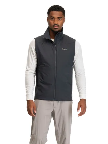 Bergans Herren Holo Insulated Weste XL grau - Leichte, isolierende Weste aus elastischem und atmungsaktivem Material, ideal für aktive Outdoor-Aktivitäten und optimalen Tragekomfort.