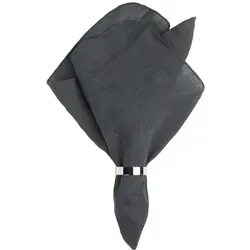 Broste Copenhagen Gracie Leinenserviette 45 cm x 45 cm Dark Shadow