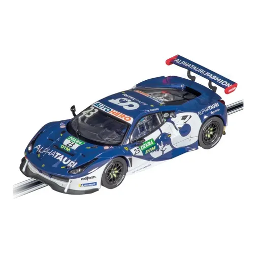 Carrera 27709 Evolution Ferrari 488 GT3 "Alpha Tauri AF Corse, No.23" DTM - Carrera 132 Slotcar im Maßstab 1:32, ideal für Racing-Fans und Sammler, detailgetreu mit Original-Lizenz von Ferrari.