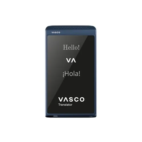 Vasco Translator Q1 - Sprachübersetzer mit Voice Cloning - Erleben Sie den Vasco Translator Q1: Ihr persönlicher Übersetzer mit Voice Cloning. 113 Sprachen, gratis Internet in 200 Ländern und intuitiv bedienbar für mühelose Kommunikation weltweit.