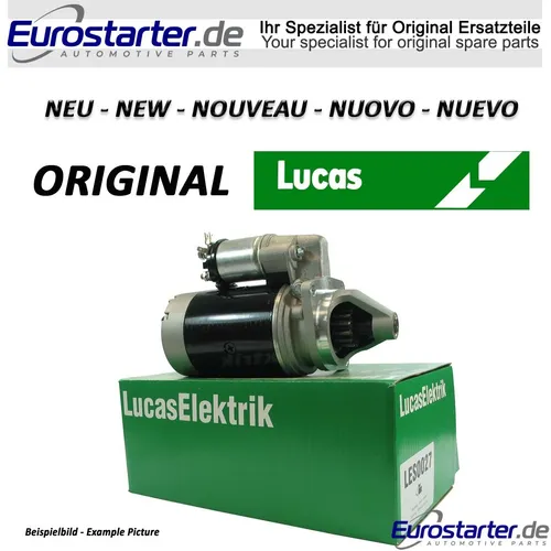 Anlasser Lucas Neu Original LRS553 für Massey Ferguson - Anlasser für Massey Ferguson Traktoren, 12V, 2,8 kW, mit hoher Zuverlässigkeit und optimaler Leistung für Ihre Maschinen.