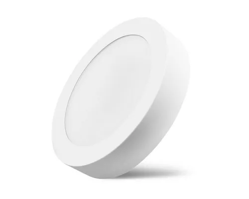 GTV LED Deckenleuchte LED Aufputz Deckenlampe Panel Deckenleuchte Rund, Warmweiß, Rund Ø 17 cm, 1020 Lumen, Warmweiß (3000 K)