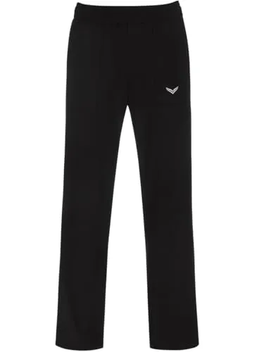TRIGEMA Damen Hose DELUXE Baumwolle, Schwarz, S - Damen-Hosen aus Deluxe Single Jersey mit elastischem Bund und praktischen Taschen, ideal für Komfort und Stil im Alltag.