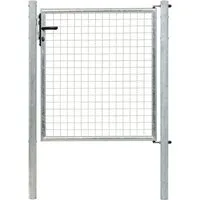 Gust. Alberts Gartentor einflügelig feuerverzinkt, 1.000 mm - Gartenzäune - Robustes, feuerverzinktes Gartentor, ideal für langlebigen Schutz und ansprechende Optik im Außenbereich.