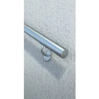 Dolle Handlauf-Komplettset 150 cm Ø 4 cm Aluminium - Handlaufset für Treppen und Wohnräume, witterungsbeständig aus Aluminium, ideal für Innen- und Außenbereiche. Inklusive Handlaufkonsolen, Dübel und Schrauben für einfache Montage.