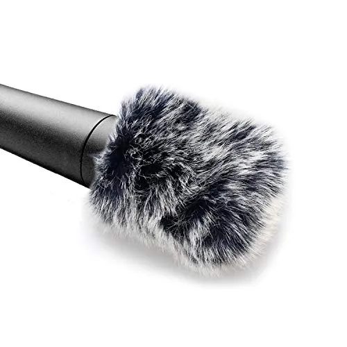 YOURSHARES Microphone Windscreen Muff Windjammer Pop Filter - Mikrofon Fell Windschutz Pop-Schutz für Shure SM-57 Dynamische Instrumenten Mikrofon