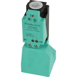 Pepperl+Fuchs Näherungssensor, 55x55mm, PNP, DC, 40mm Schaltabstand - Näherungssensor mit 40mm Schaltabstand, PNP-Ausgang und IP68 Schutzart, ideal für industrielle Anwendungen.