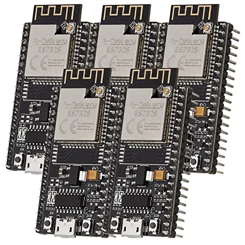 AZDelivery NodeMCU ESP32 S Kit - Leistungsstarkes Bluetooth Audio & WiFi Modul - Mikrocontroller mit Dual-Core-CPU, ideal für Sprachkodierung und Audio-Streaming. Inklusive E-Book und Zugang zu einer aktiven Community für spannende Projekte.