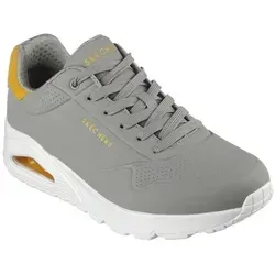 Skechers Uno Suited On Air Herren Sportschuh in Grau - Stylischer Sneaker aus Synthetik, ideal für Komfort und Style im Alltag. Perfekt für aktive Herren, die Wert auf Qualität und modernes Design legen.