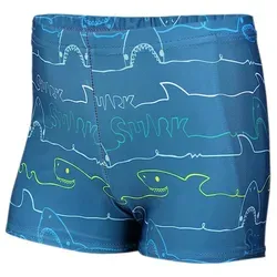 Aquarti Badehose Aquarti Jungen Badehose Gestreift mit Motiven blau 128
