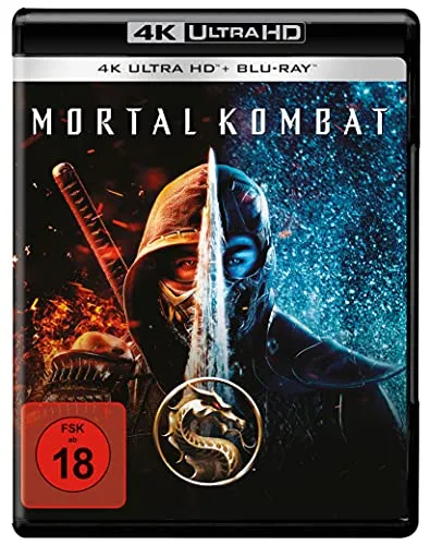 Mortal Kombat (2021) - 4K Ultra HD + Blu-ray 2D - Actionfilm über den MMA-Kämpfer Cole Young, der sich mit legendären Kriegern zusammenschließt, um seine Familie zu retten und die Erde vor Outworld zu beschützen.