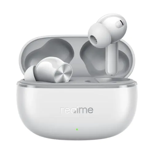 realme Buds T200 Lite RMA2415-A Storm Grey EU - Kopfhörer mit beeindruckendem Sound und langer Akkulaufzeit, ideal für Musikliebhaber unterwegs.
