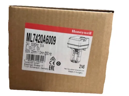 Honeywell ML7420A6009 Ventil-Antrieb - Zuverlässiger Ventil-Antrieb für präzise Steuerung, optimal für den professionellen Einsatz in Heizungs- und Klimaanlagen.