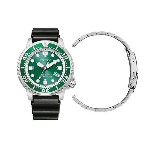 CITIZEN Promaster Eco-Drive 200M Taucheruhr BN0158-18X - Armbanduhr für Herren mit 200m Wasserdichtigkeit, ideal für Taucher und Sportler. Ausgestattet mit verschraubter Krone und leuchtenden Zeigern für optimale Lesbarkeit unter Wasser.