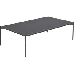 LC Garden Bari Couchtisch 120x70 cm - Couchtisch aus Aluminium und HPL Sintered Stone, wetterfest und robust, ideal für stilvolle Gartenlounges.