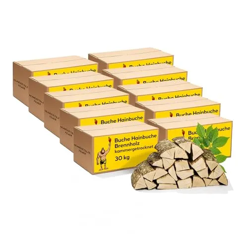 Neandertaler Feuer Buchenholz 300 kg – Hochwertiges Brennholz für Grill und Kamin - Genießen Sie gemütliche Abende mit 100% Buchenholz von Neandertaler Feuer. Kammertrocknet und sofort einsatzbereit – ideal für Grill und Kamin. Nachhaltig produziert und sicher verpackt.