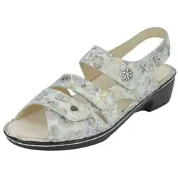 Finn Comfort Aversa Damensandalette - Bequeme Sandale mit Wechselfußbett - Wanderschuhe mit hervorragendem Lauf-Comfort, variablen Klettverschlüssen und anatomisch geformtem Fußbett für optimale Fußunterstützung und entspanntes Gehen.