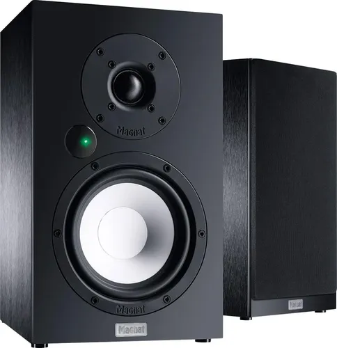 Magnat Multi Monitor 220 - Aktives Lautsprecherset mit Bluetooth - Regal-Lautsprecher mit aptX Bluetooth für kabelloses Streaming, ideal für Vinyl- und Streaming-Nutzer. Integrierter Verstärker mit 80 Watt RMS und vielseitige Anschlussmöglichkeiten.