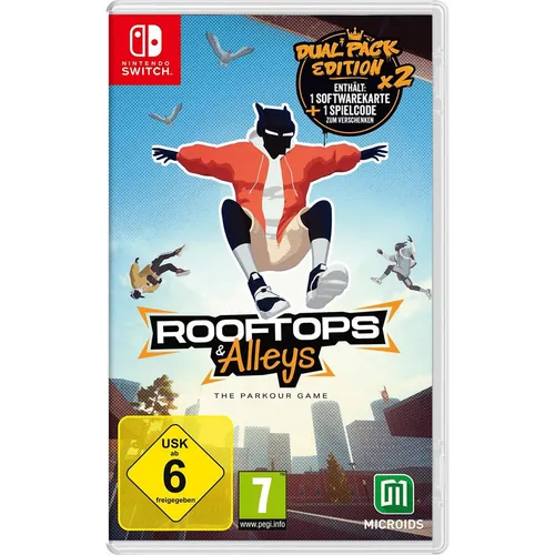 Rooftops & Alleys - Dual Pack Edition für Nintendo Switch - PC- & Videospiele, spannende Koop-Erlebnisse für bis zu 4 Spieler, ideal für gemeinsames Spielen online oder lokal!
