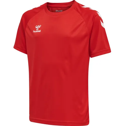 hummel Sport-Tshirt hmlCORE XK Core Poly (Interlock-Stoff) Kurzarm rot Kinder