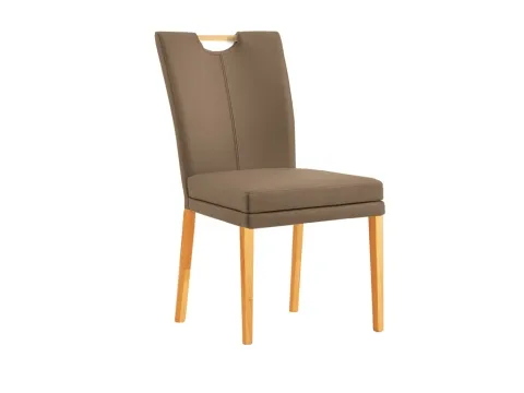 Niehoff Colorado Stuhl mit Griff aus Kernbuche und Leder Napoli - Eleganter Polsterstuhl COLORADO mit robustem Kernbuchen-Gestell und hochwertigem Lederbezug. Ideal für eine stilvolle Einrichtung, bietet er Komfort und vielseitige Kombinationsmöglichkeiten.