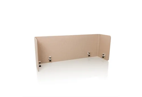 FLEXMIUT Schreibtischtrennwand 160 cm - Moderne Akustiktrennwand für effektiven Sichtschutz im Büro, verbessert die Konzentration und reduziert Lärm für eine produktive Arbeitsumgebung.